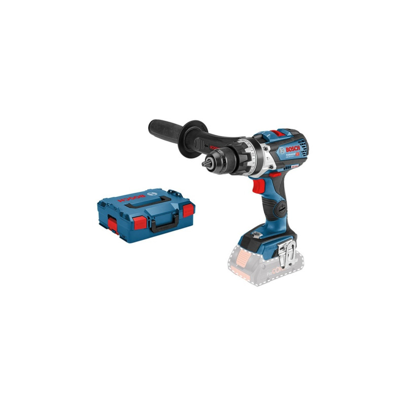 Bosch Akku-Schlagbohrschrauber GSB 18V-110 C Professional solo, 18Volt, Schlagbohrmaschine(blau/schwarz, ohne Akku und Ladegerät, L-BOXX)