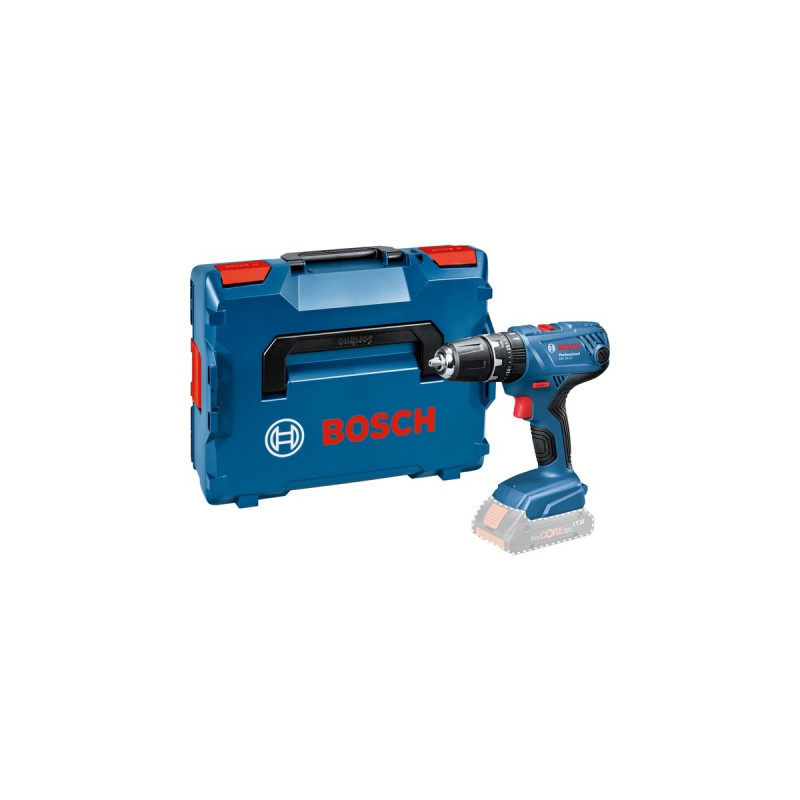 Bosch Akku-Schlagbohrschrauber GSB 18V-21 Professional solo, 18Volt(blau/schwarz, ohne Akku und Ladegerät, L-BOXX)