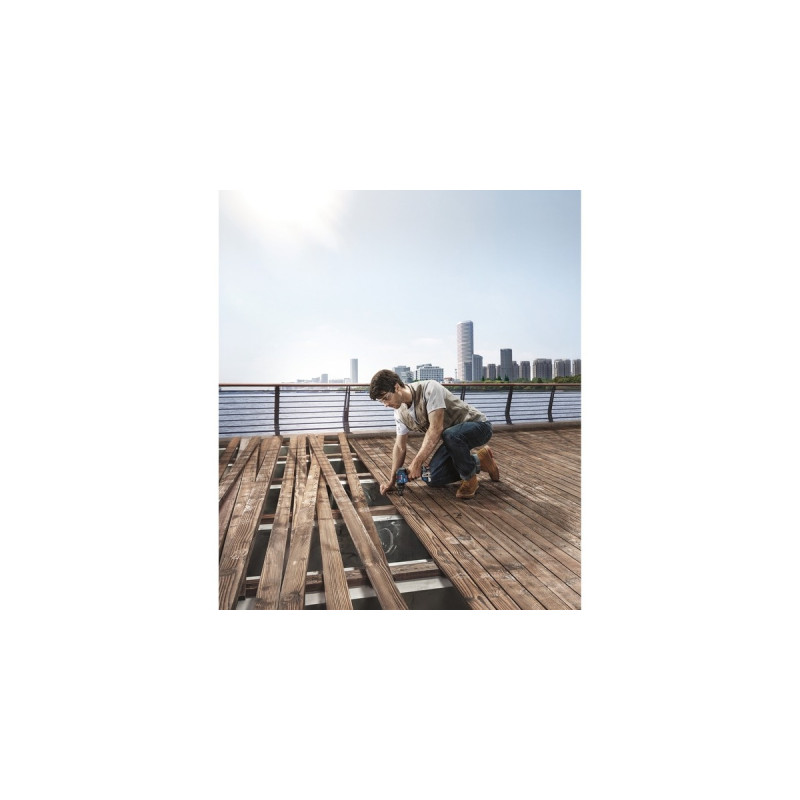 Bosch Akku-Schlagbohrschrauber GSB 18V-55 Professional, 18Volt, Schlagbohrmaschine(blau/schwarz, 2x Li-Ion Akku ProCORE18V 4,0Ah, L-BOXX)