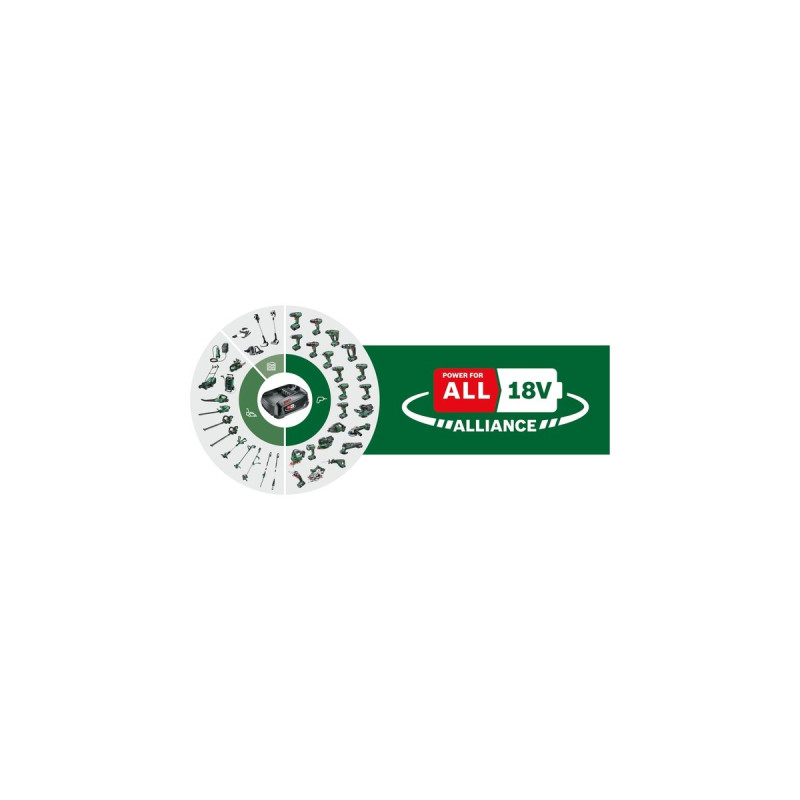 Bosch Akku-Schlagbohrschrauber UniversalImpact 18V(grün/schwarz, 2x Li-Ionen Akku 1,5Ah, Koffer, POWER FOR ALL ALLIANCE)