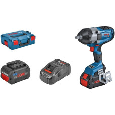 Bosch Akku-Schlagschrauber BITURBO GDS 18V-1000 C Professional, 18Volt(blau/schwarz, 2x Akku ProCORE18V 5,5Ah, 1/2", in L-BOXX)