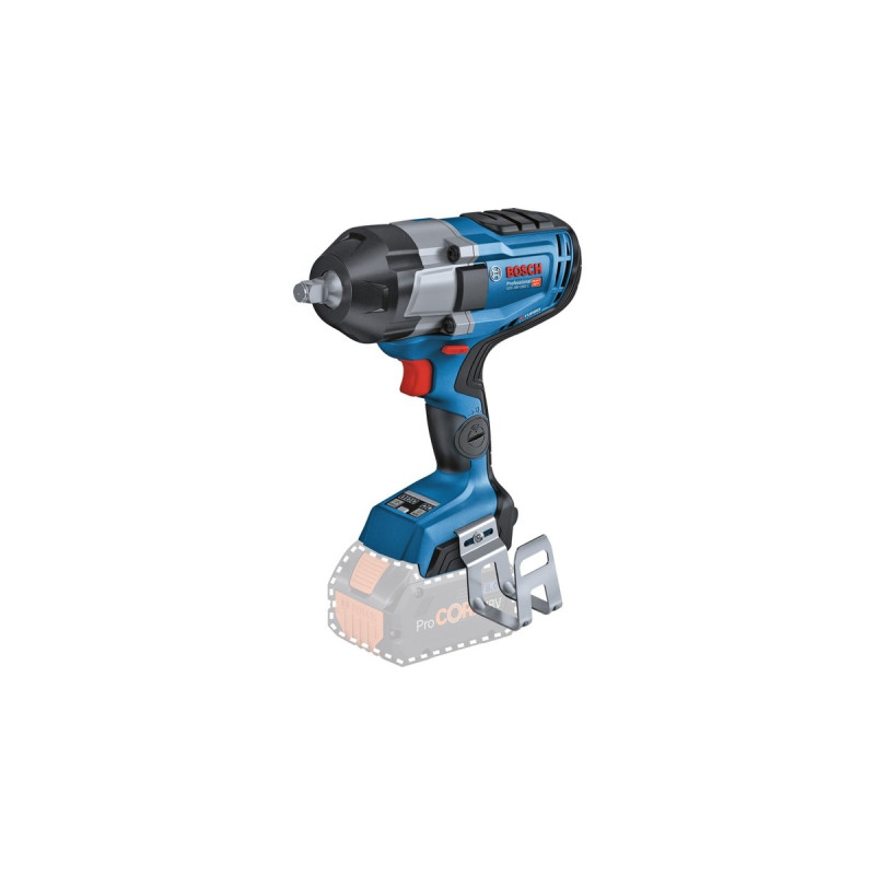 Bosch Akku-Schlagschrauber BITURBO GDS 18V-1000 C Professional solo, 18Volt(blau/schwarz, Bluetooth Modul, ohne Akku und Ladegerät, 1/2