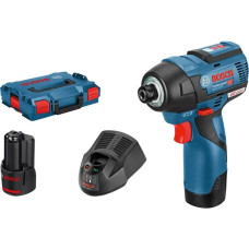 Bosch Akku-Schlagschrauber GDR 12V-110 Professional(blau/schwarz, 2x Li-Ionen Akku 3,0Ah, in L-BOXX)