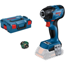 Bosch Akku-Schlagschrauber GDR 18V-210 C Professional solo, 18Volt(blau/schwarz, Bluetooth Modul, ohne Akku und Ladegerät, in L-BOXX)