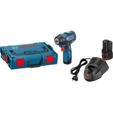 Bosch Akku-Schlagschrauber GDS 12V-115 Professional, 12Volt(blau/schwarz, 2x Li-Ionen Akku 3,0Ah, in L-BOXX)