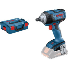 Bosch Akku-Schlagschrauber GDS 18V-300 Professional solo, 18 Volt(blau/schwarz, ohne Akku und Ladegerät, mit Auto Bolt Release (ABR), L-BOXX)