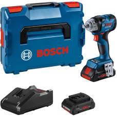 Bosch Akku-Schlagschrauber GDS 18V-330 HC Professional, 18Volt(blau/schwarz, 2x Li-Ion Akku ProCORE18V 4,0Ah, Bluetooth Modul, in L-BOXX)