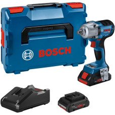 Bosch Akku-Schlagschrauber GDS 18V-450 HC Professional, 18Volt(blau/schwarz, 2x Li-Ion Akku ProCORE18V 4,0Ah, Bluetooth Modul, in L-BOXX)