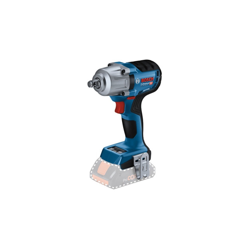 Bosch Akku-Schlagschrauber GDS 18V-450 HC Professional solo, 18Volt(blau/schwarz, Bluetooth Modul, ohne Akku und Ladegerät, in L-BOXX)