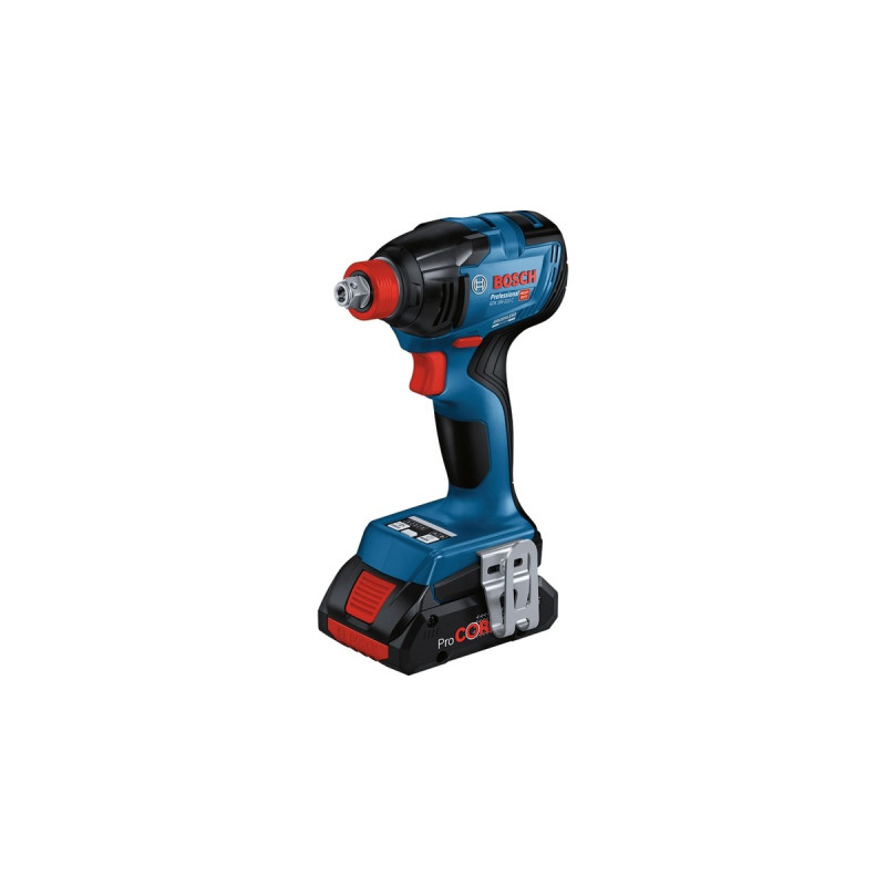 Bosch Akku-Schlagschrauber GDX 18V-210 C Professional, 18Volt(blau/schwarz, 2x Li-Ion Akku ProCORE18V 4,0Ah, Bluetooth Modul, L-BOXX)