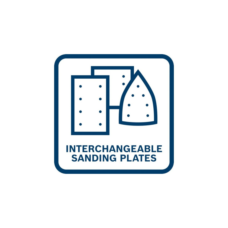 Bosch Akku-Schwingschleifer GSS 12V-13 Professional solo(blau/schwarz, ohne Akku und Ladegerät)