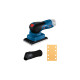 Bosch Akku-Schwingschleifer GSS 12V-13 Professional solo(blau/schwarz, ohne Akku und Ladegerät, in L-BOXX, 3 Schleifplatten)