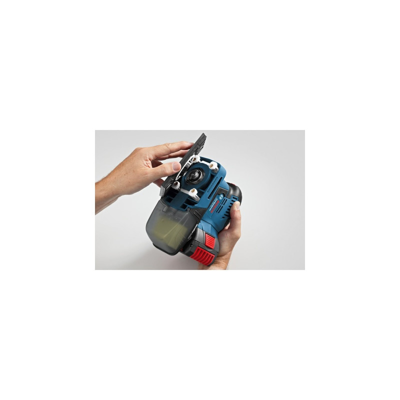 Bosch Akku-Schwingschleifer GSS 18V-10 Professional(blau, 2x Li-Ionen Akku 5,0Ah, in L-BOXX)