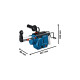 Bosch Akku-Staubabsaugung GDE 18V-26 D Professional, Aufsatz(blau, ohne Akku und Ladegerät)