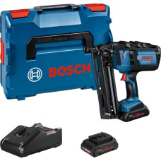 Bosch Akku-Stauchkopfnagler GNH 18V-64 M Professional, 18Volt(blau/schwarz, 2x Akku ProCORE18V 4,0Ah, in L-BOXX)