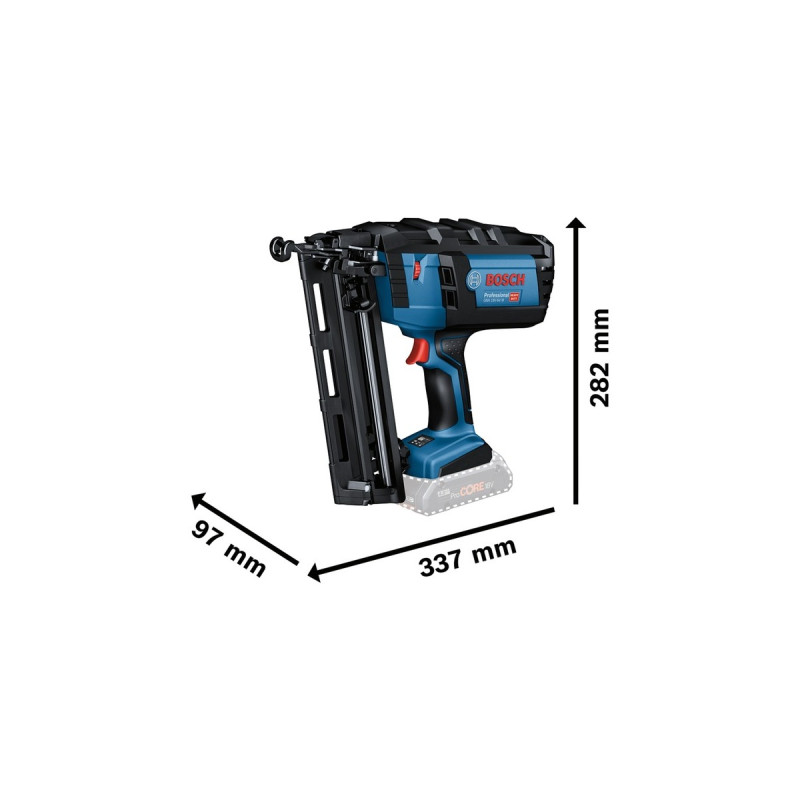 Bosch Akku-Stauchkopfnagler GNH 18V-64 M Professional solo, 18Volt(blau/schwarz, ohne Akku und Ladegerät)