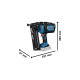 Bosch Akku-Stauchkopfnagler GNH 18V-64 Professional solo, 18Volt(blau/schwarz, ohne Akku und Ladegerät, in L-BOXX)