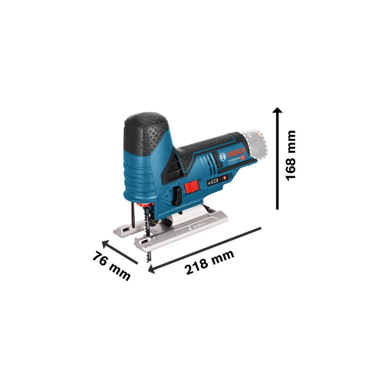 Bosch Akku-Stichsäge GST 12V-70 Professional, 12 Volt(blau/schwarz, 2x Li-Ionen Akku 3,0Ah, in L-BOXX)