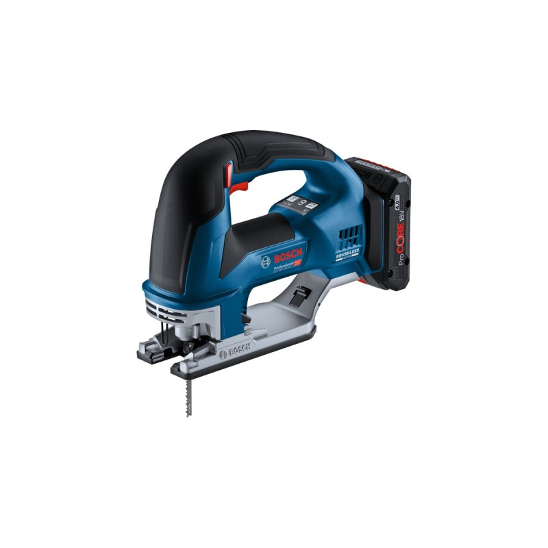 Bosch Akku-Stichsäge GST 18V-155 BC Professional, 18Volt(blau/schwarz, 2x Akku ProCORE18V 4,0Ah, in L-BOXX)