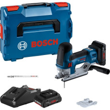 Bosch Akku-Stichsäge GST 18V-155 SC Professional, 18Volt(blau/schwarz, 2x Akku ProCORE18V 4,0Ah, in L-BOXX)