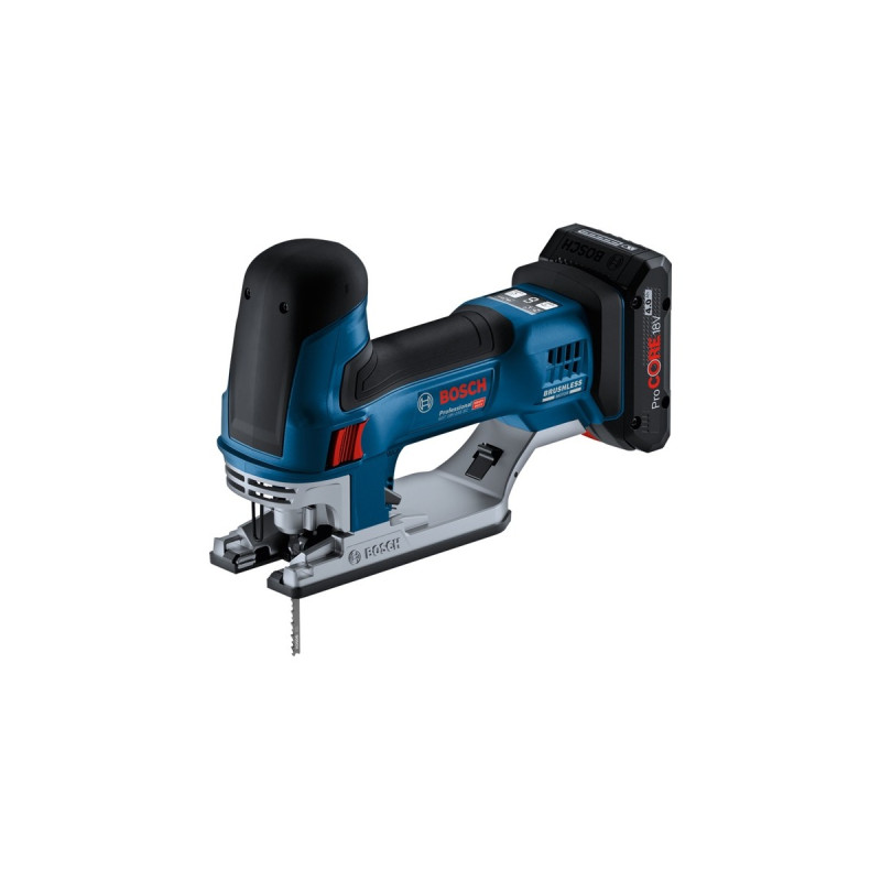 Bosch Akku-Stichsäge GST 18V-155 SC Professional, 18Volt(blau/schwarz, 2x Akku ProCORE18V 4,0Ah, in L-BOXX)