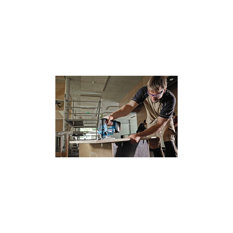 Bosch Akku-Stichsäge GST 18V-LI S Professional solo, 18 Volt(blau/schwarz, ohne Akku und Ladegerät)