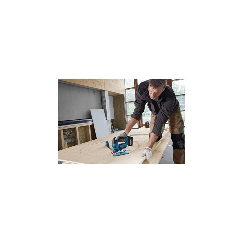 Bosch Akku-Stichsäge GST 18V-Li B Professional solo, 18Volt(blau/schwarz, ohne Akku und Ladegerät)