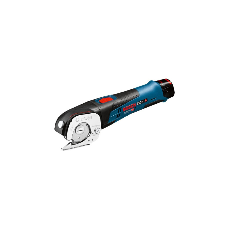 Bosch Akku-Universalschere GUS 12V-300 Professional, 12 Volt, Elektroschere(blau/schwarz, 2x Li-Ionen Akku 2,0Ah, in L-BOXX)
