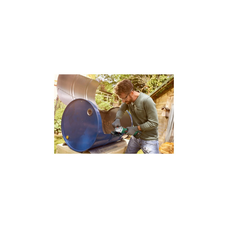 Bosch Akku-Winkelschleifer AdvancedGrind 18(grün/schwarz, ohne Akku und Ladegerät, POWER FOR ALL ALLIANCE)