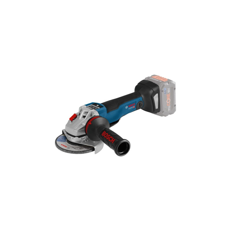 Bosch Akku-Winkelschleifer GWS 18V-10 PSC Professional solo, 18Volt(blau/schwarz, ohne Akku und Ladegerät, Bluetooth Modul, in L-BOXX)