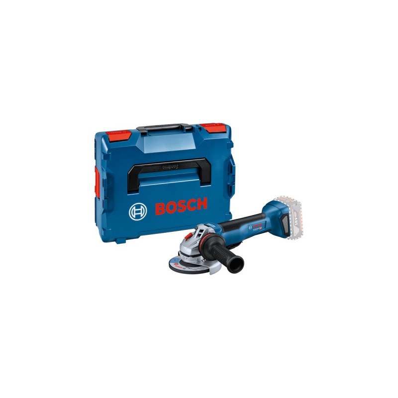 Bosch Akku-Winkelschleifer GWS 18V-10 P Professional solo, Ø 125mm(blau/schwarz, ohne Akku und Ladegerät, in L-BOXX)