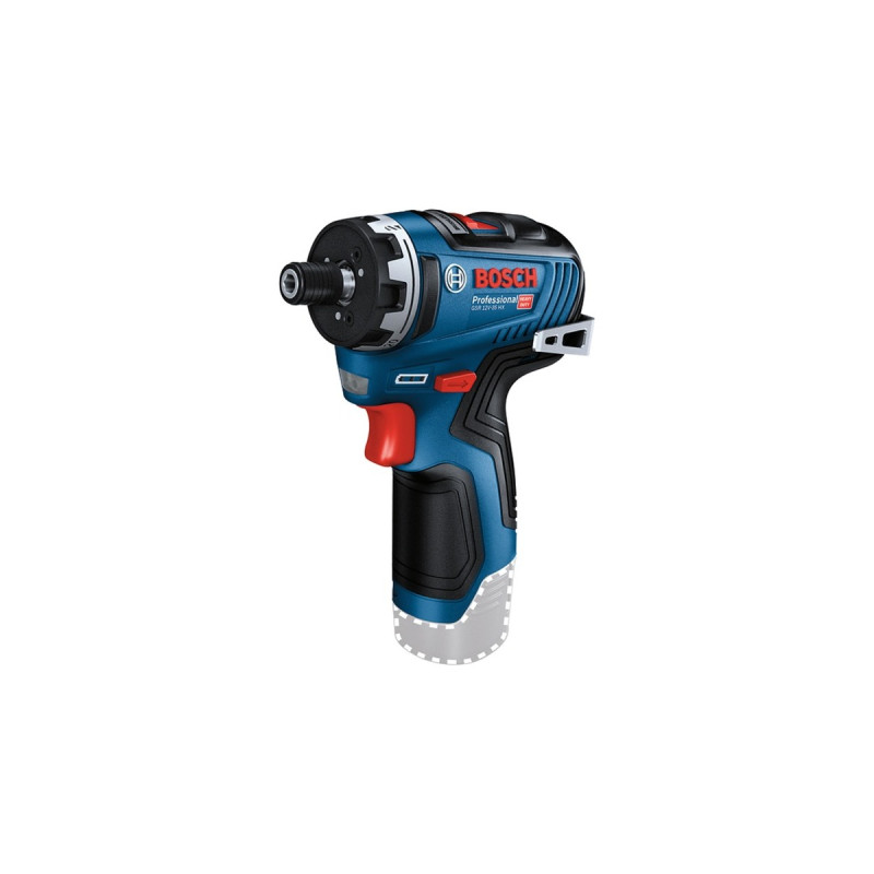 Bosch Akkuschrauber GSR 12V-35 HX solo Professional, 12Volt(blau/schwarz, ohne Akku und Ladegerät, mit L-BOXX)