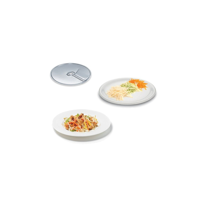 Bosch Asia-Gemüsescheibe MUZ45AG1, Messer(edelstahl, für Küchenmaschine mit Durchlaufschnitzler)