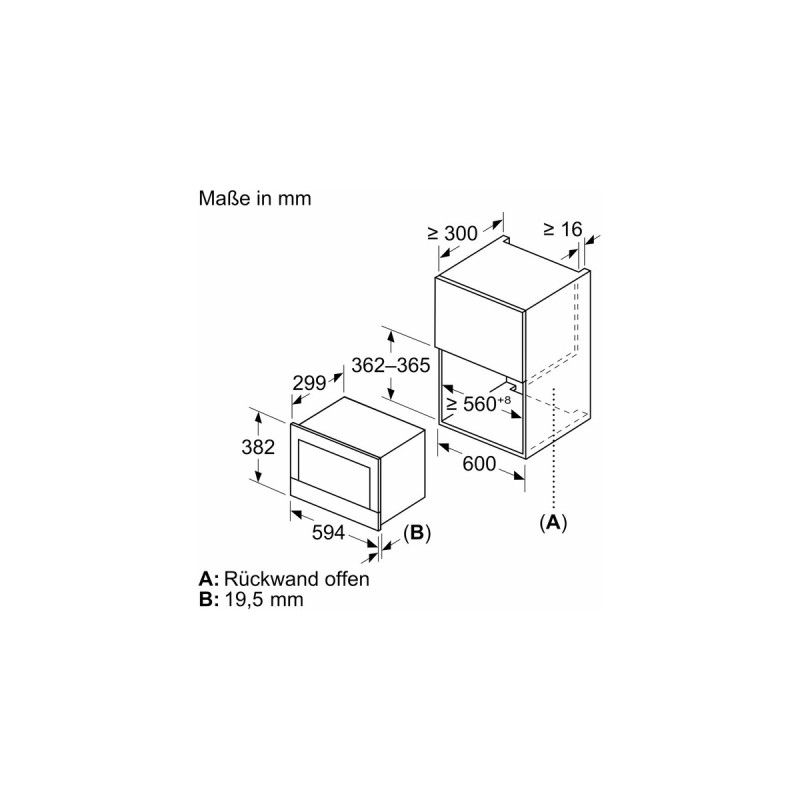 Bosch BEL7321B1 Serie 8, Mikrowelle(schwarz, mit Grillfunktion)