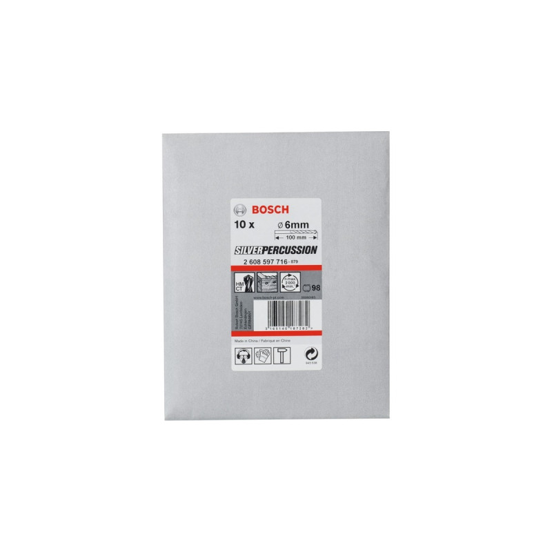 Bosch Betonbohrer CYL-3, Ø 6mm(10 Stück, Arbeitslänge 60mm)