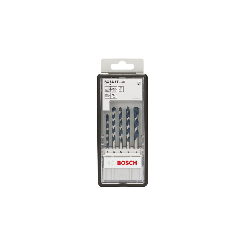 Bosch Betonbohrer Set CYL-5, 5-teilig, Bohrer-Satz
