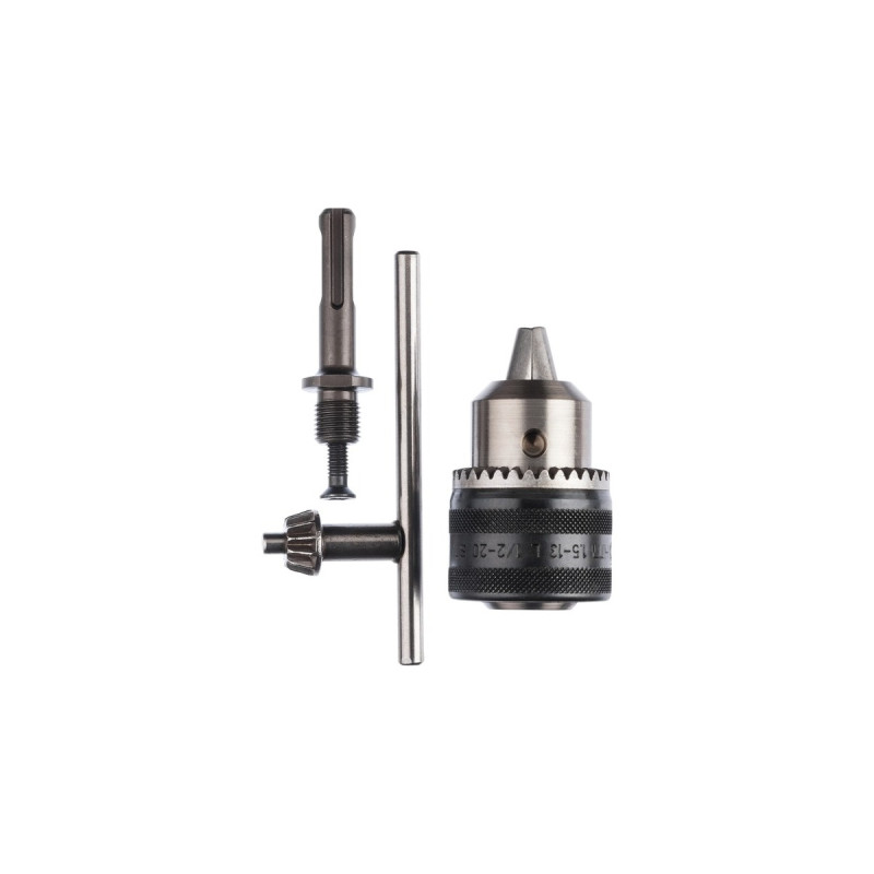 Bosch Bohrfutter 1,5 - 13mm, mit SDS-plus Adapter(Zahnkranzbohrfutter mit Schlüssel)