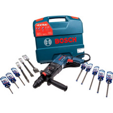 Bosch Bohrhammer GBH 2-26 F Professional, Set inkl. EXPERT Zubehör(blau/schwarz, 830 Watt)