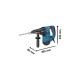 Bosch Bohrhammer GBH 3-28 DFR Professional(blau, 800 Watt, L-BOXX)
