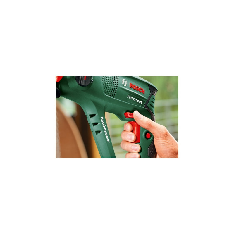 Bosch Bohrhammer PBH 2500 RE(grün/schwarz, 600 Watt, Koffer)