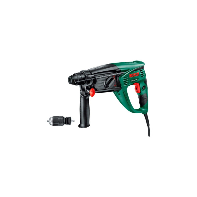 Bosch Bohrhammer PBH 3000 FRE(grün/schwarz, 750 Watt, Koffer)