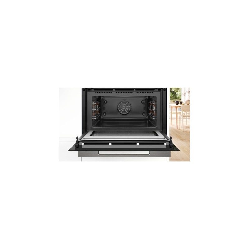 Bosch CMG7761B1 Serie 8, Backofen(schwarz, mit Mikrowellenfunktion, 60 cm, Home Connect)