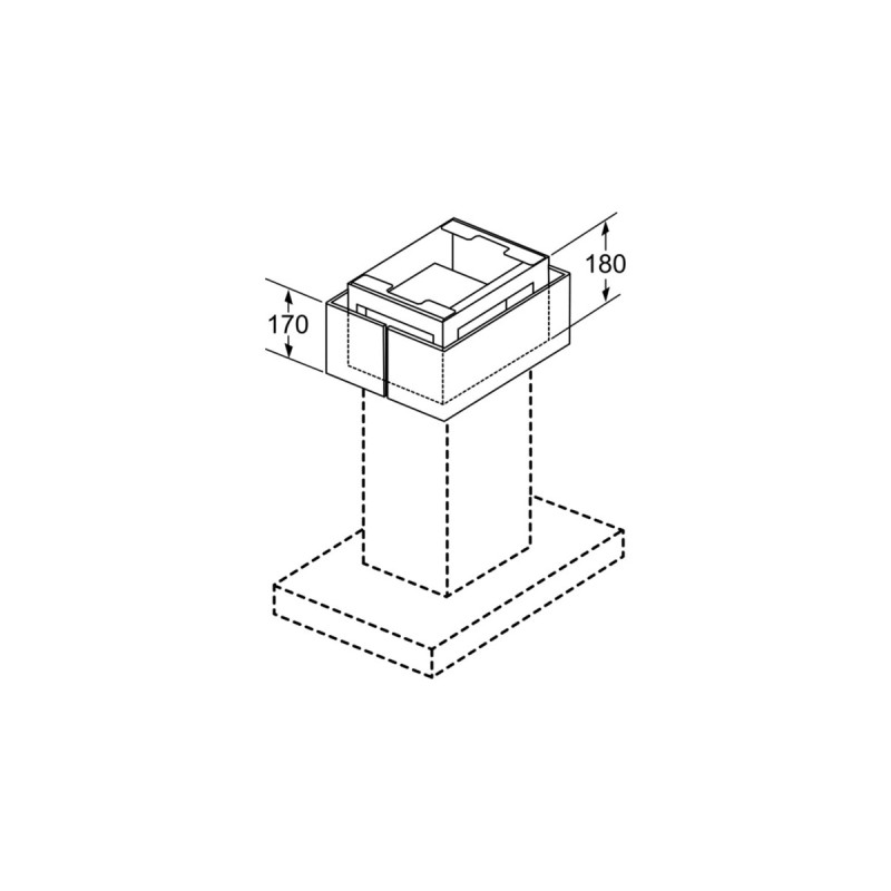 Bosch CleanAirPlus Umluftmodul DIZ2CX5C6, Umrüst-Set(silber)