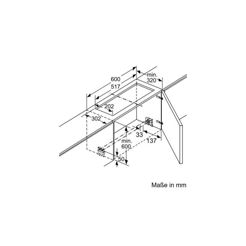 Bosch CleanAirPlus Umluftmodul DWZ1IX1C6, Umrüst-Set(silber)