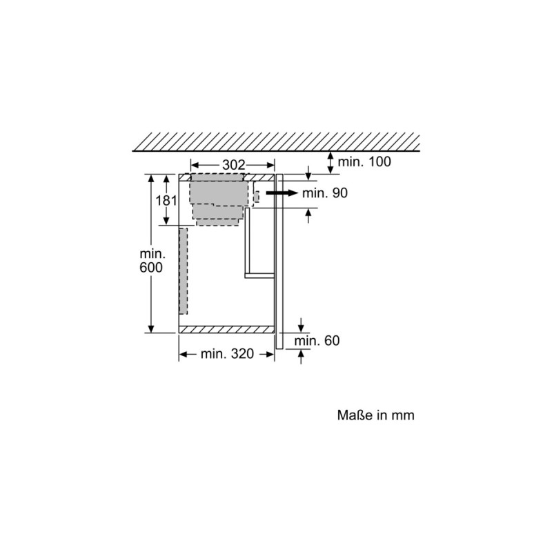 Bosch CleanAirPlus Umluftmodul DWZ1IX1C6, Umrüst-Set(silber)