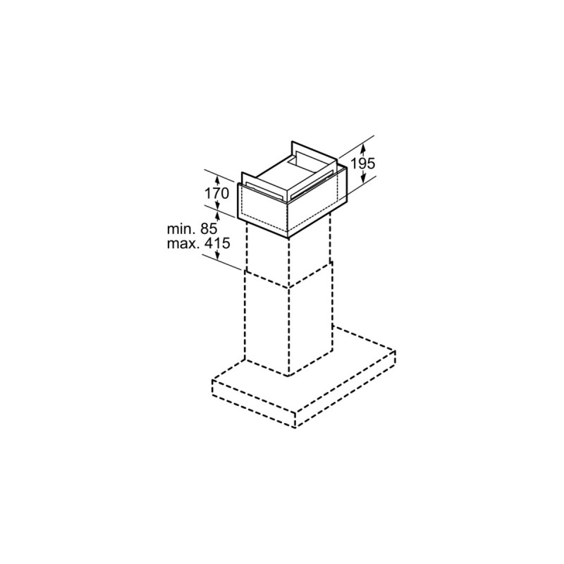 Bosch CleanAirPlus Umluftmodul DWZ2CX5C6, Umrüst-Set(silber)