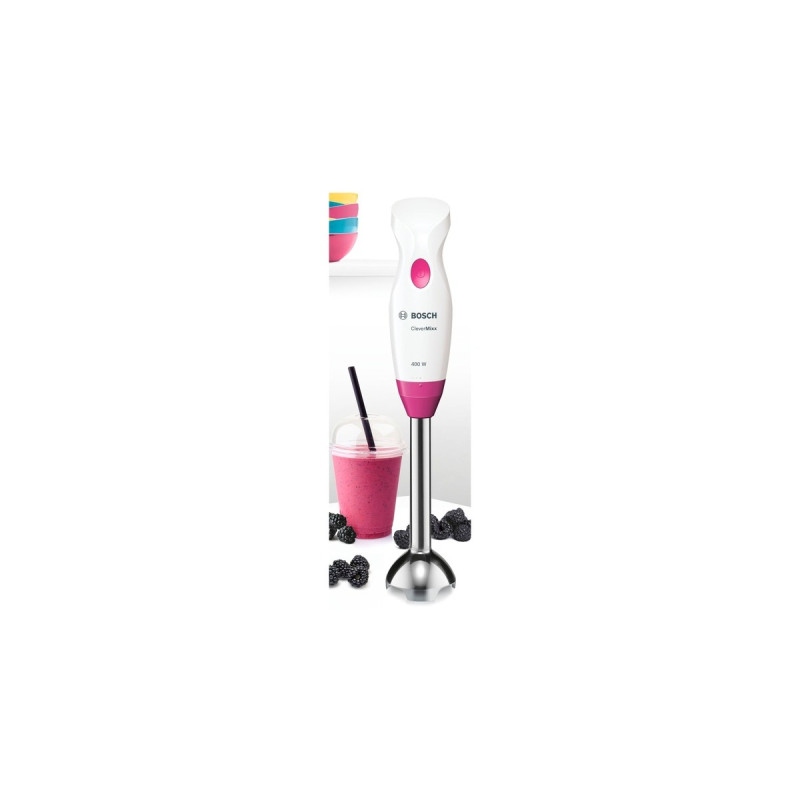 Bosch CleverMixx Fun MSM2410PW, Stabmixer(weiß/pink)