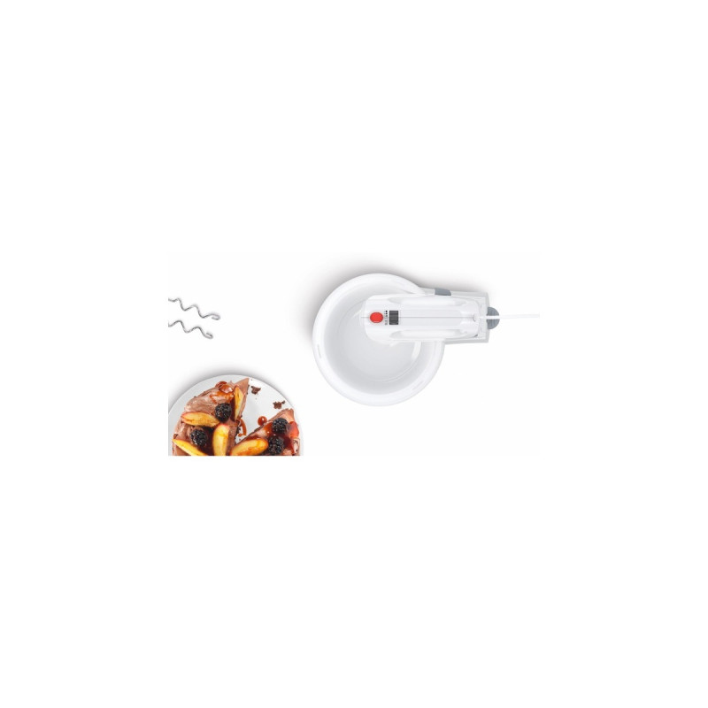 Bosch CleverMixx MFQ 2600W, Handmixer(weiß/rot)