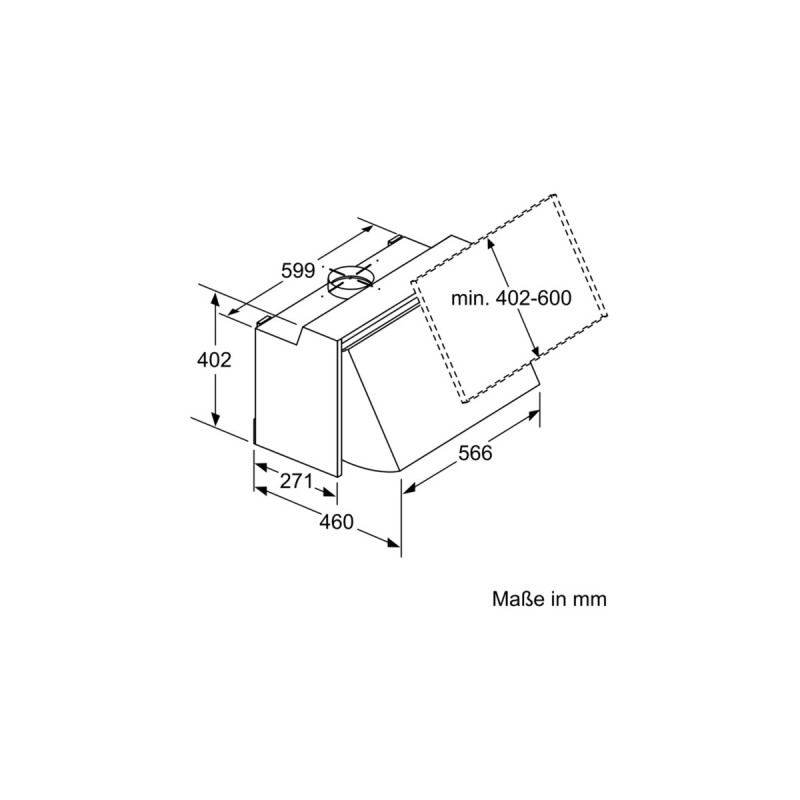 Bosch DEM63AC00 Serie | 2, Dunstabzugshaube(silber)