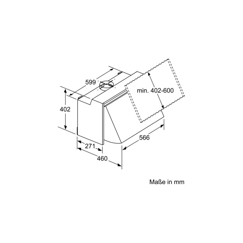 Bosch DEM66AC00 Serie | 2, Dunstabzugshaube(silber)